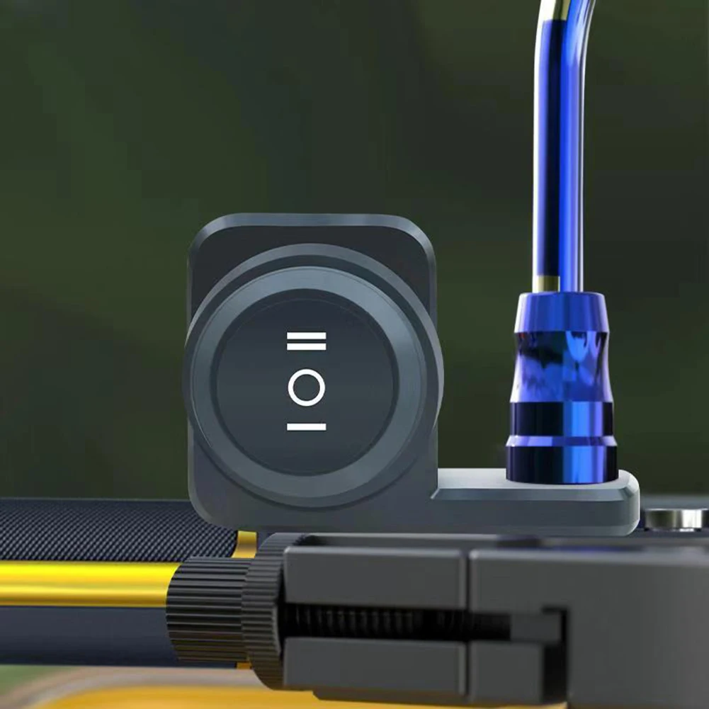 

1 Переключатель 12 в 16 А 50 см Новый крепежный переключатель из алюминиевого сплава для зеркала мотоцикла третий переключатель передач для мотоцикла заднего вида