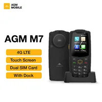 Russian Keyboard AGM M7 Feature Phone 2+16GB 4G Touch Screen Waterproof 2500mAh Cellphone Wifi Support and 103db Big Speaker