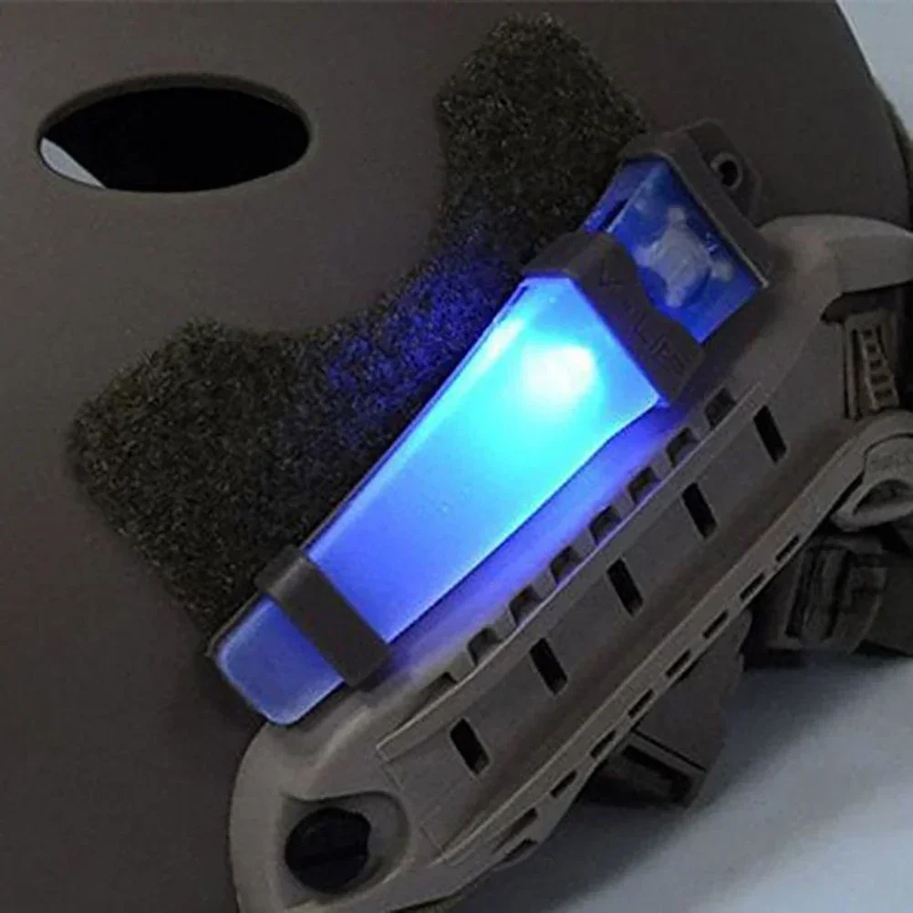 1PC Tactical FMA Helmet Safety lampeggiante luce di segnalazione di sopravvivenza lampada impermeabile attrezzatura da esterno per caccia escursionismo ciclismo