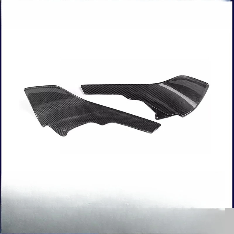 Carbon fiber front bumper corner wrap decorative front lip corner protector auto parts