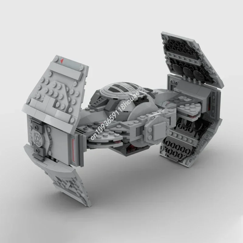 

378pcs Star Battle TIE Advanced Prototype Model Moc Building Blocks Bricks Diy Creative Assembly Educational Toys Kid Gift