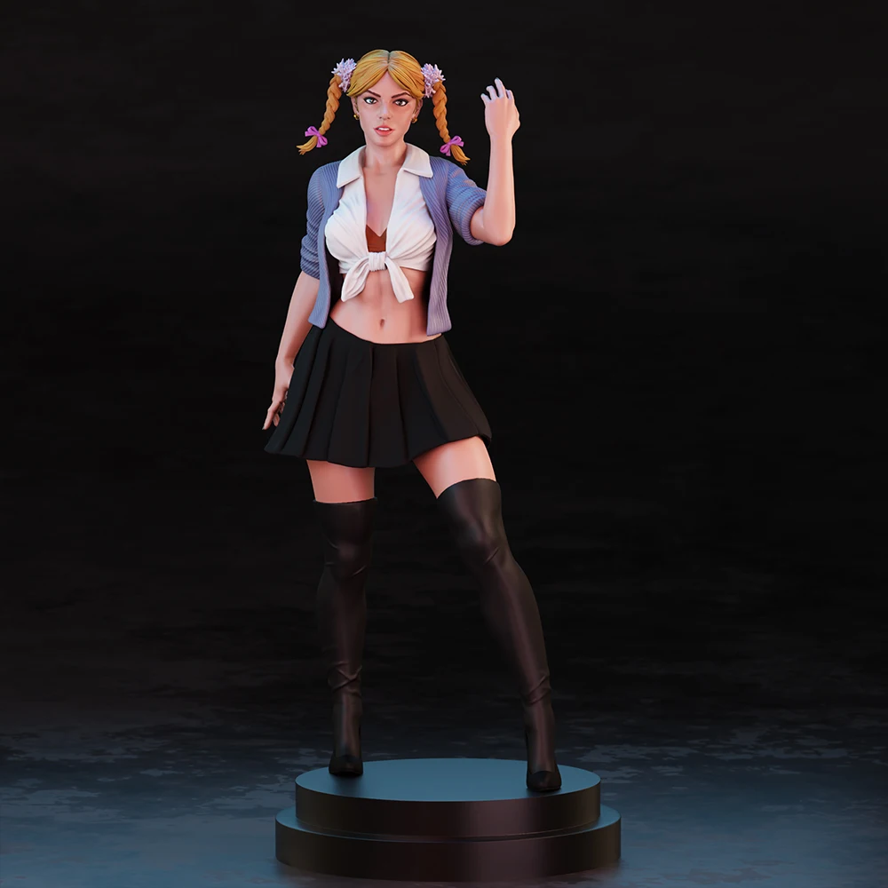 

1/24 Scale Sexy Female Singer NSFW Resin Figure Model Kit Unassembled Unpainted DIY Collectible Miniature Hobby Toy