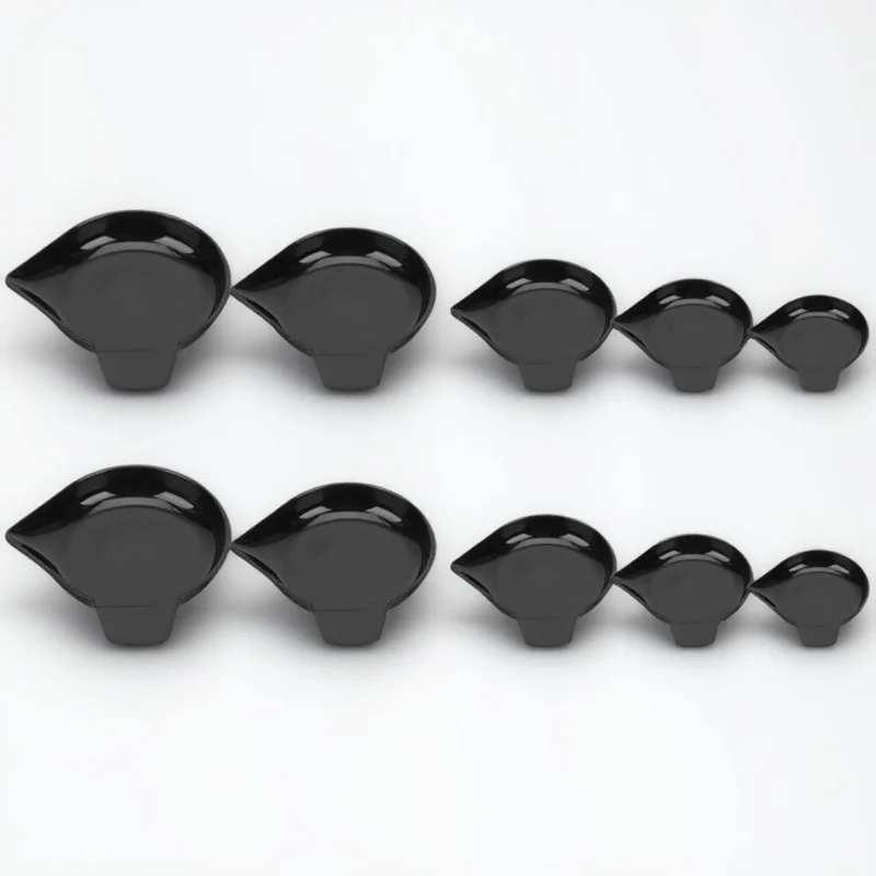 10 قطعة صواني بلاستيكية مقياس رقمي مقلاة وزن لمختبر مسحوق استخدام طبق وزن قابل للتكديس لوحة وزن متينة للتدريس #1