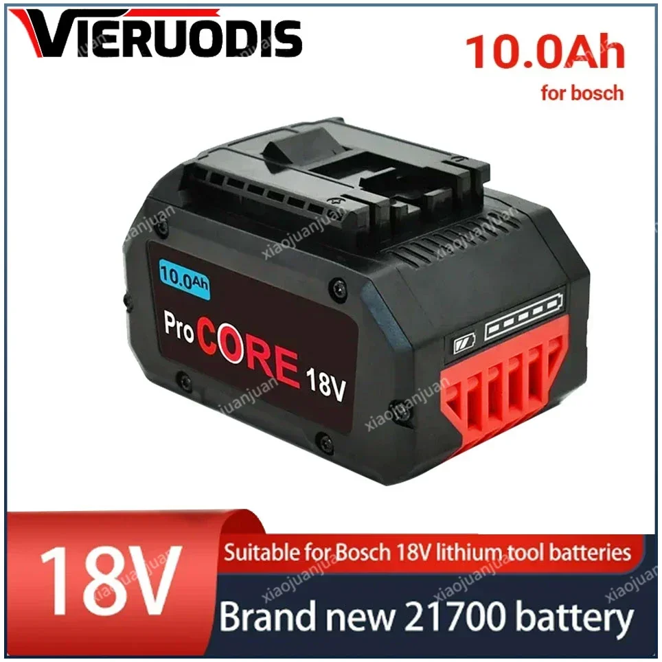 

For Bosch 18V 6.0AH 8.0AH 10.0AH Professional Cordless Tool BAT618 BAT609 GBA18V80 21700 Battery ProCORE Replacement Battery