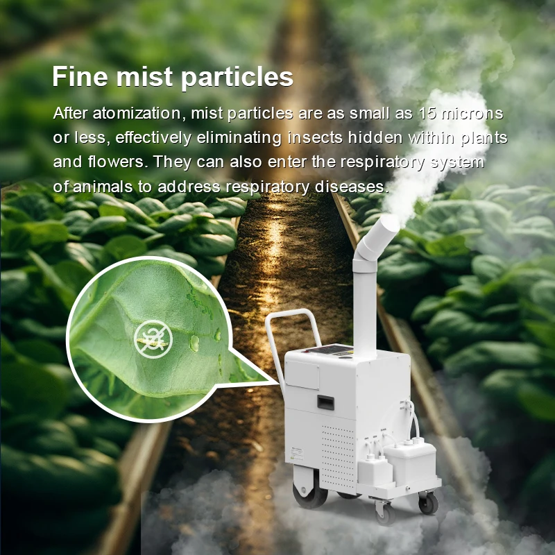 Smart greenhouses and agricultural robots for fumigating and spraying other agricultural machinery and equipment