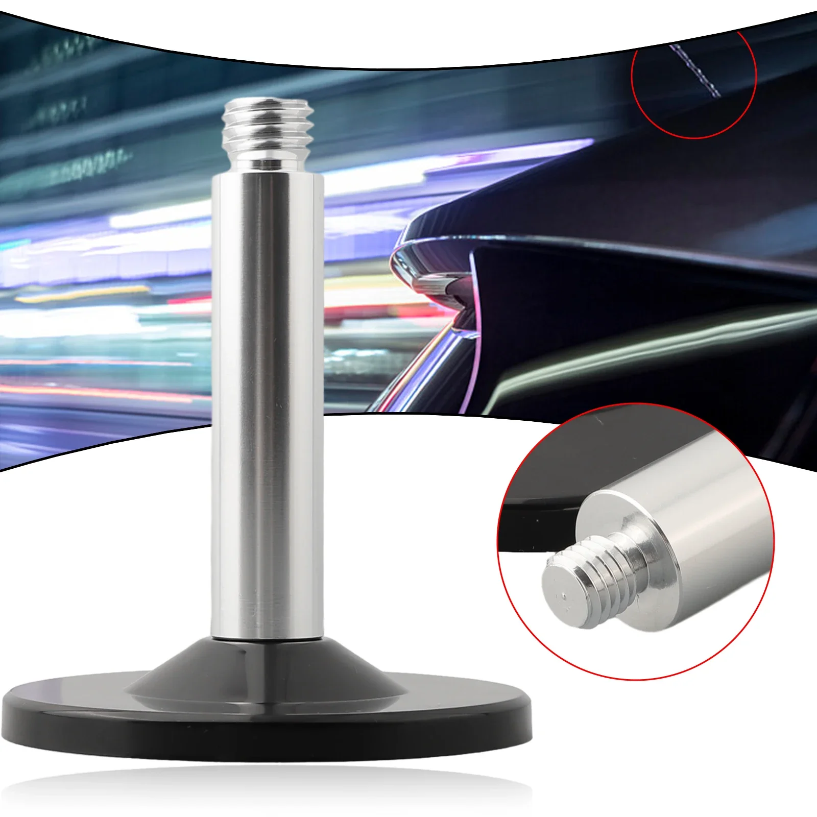 RF Antenna Base 5 8-11 THREAD Accessories Aluminum Anti-rust Moisture-proof Parts Plastic Shell 1 Pcs With Connector