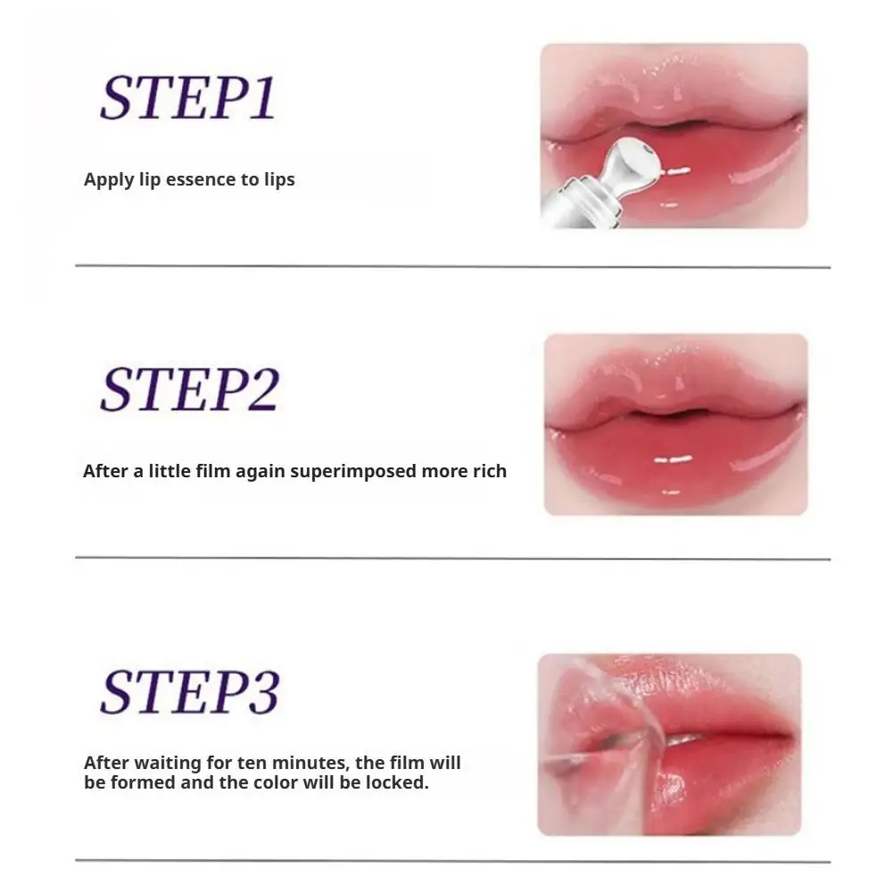 Nuevo cristal cambio de temperatura lápiz labial hidratante estrella brillante gelatina bálsamo labial brillante aceite de labios de larga duración aceite de maquillaje para el cuidado