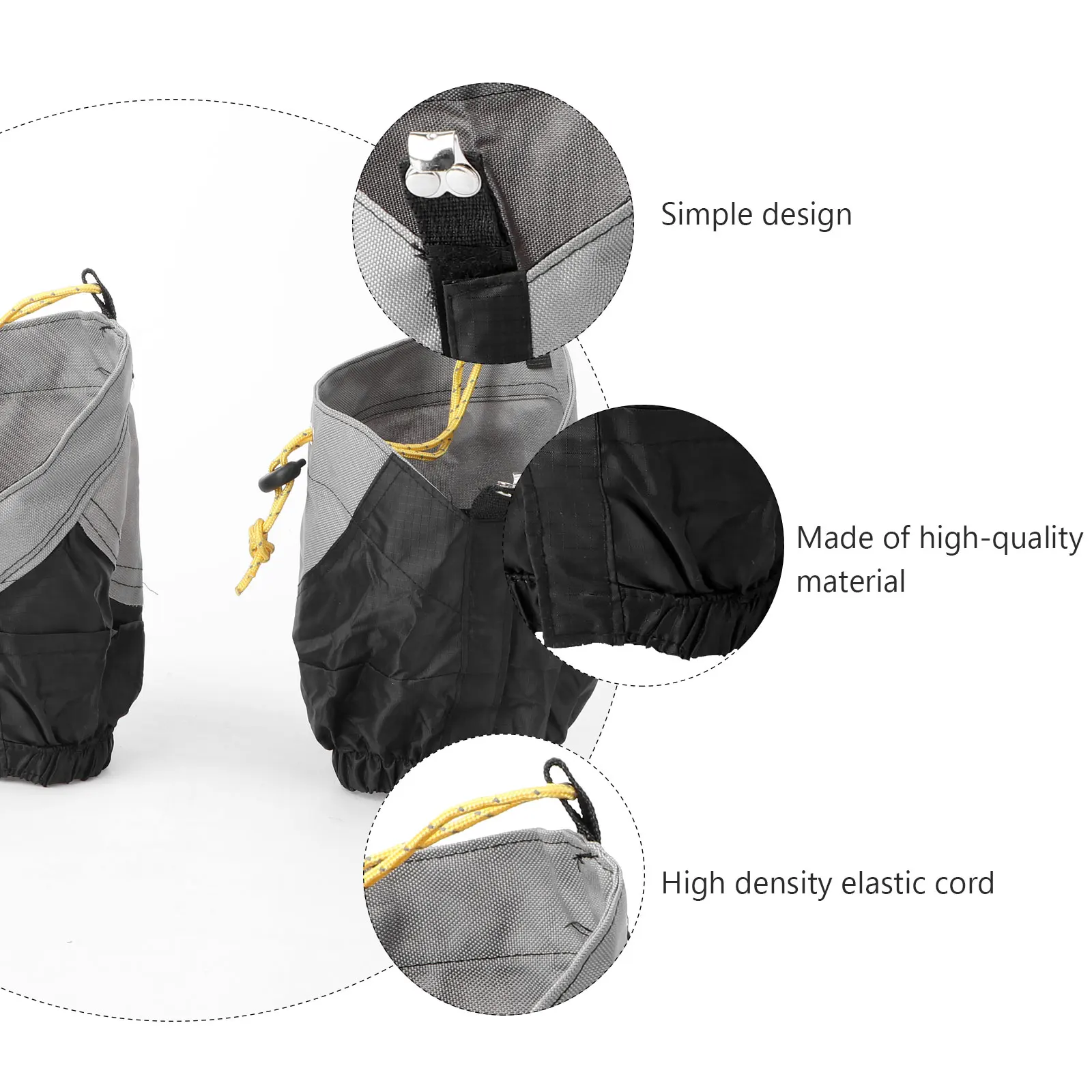 

Waterproof Gaiters for Hiking Walking Outdoor Shoe Covers Breathable Lightweight Nylon Elastic Cord Ankle Travel Hunting