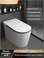 Smart toilet large size large seat integrated instant fully automatic no water pressure limit electric household toilet