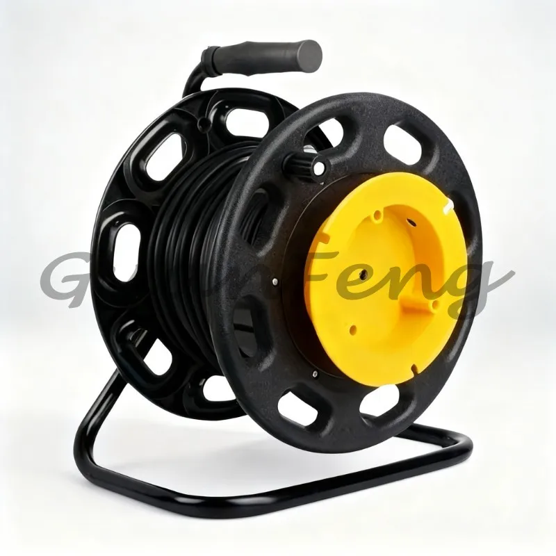 Mobile Cable Reel Cart, Empty Spool for Video & Signal Cable Storage
