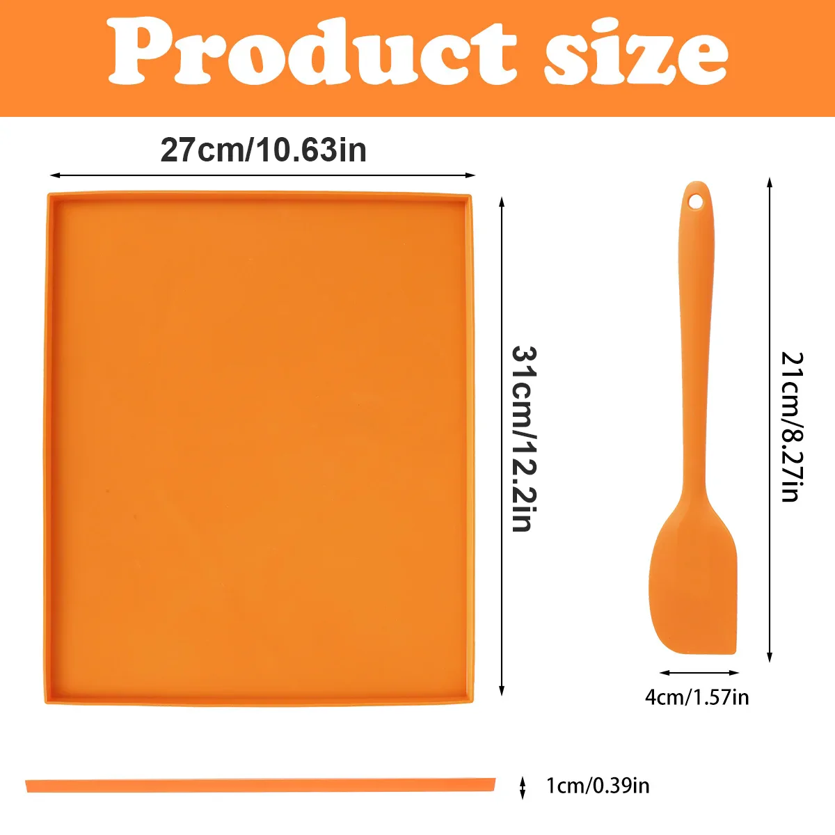 6PCS Silicone Dehydrator Sheets Dehydrator Mats with Edge Non-stick Baking Tray for Fruits Meat Vegetables Kitchen Accessories
