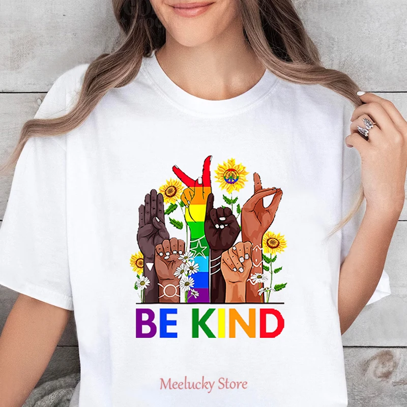 

Женский летний топ с круглым вырезом Be kind, изготовлен из чистого хлопка, дышащий, освежающий и натуральный