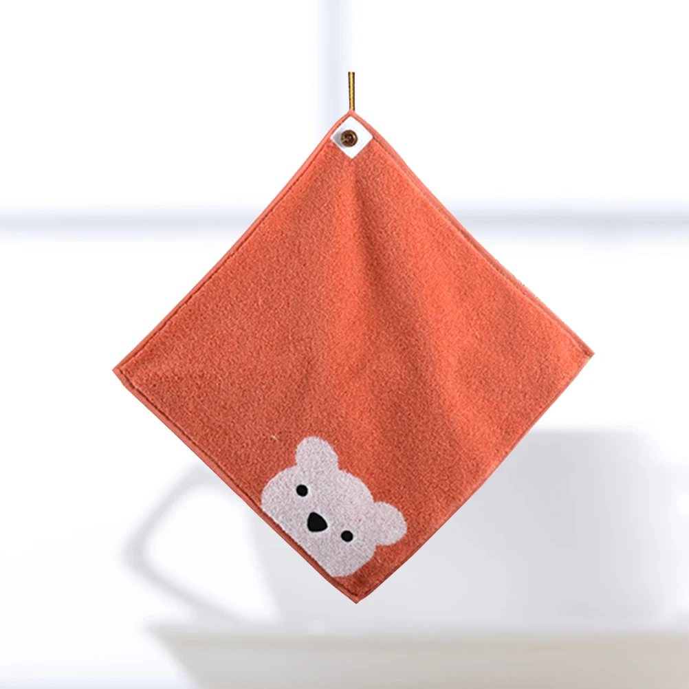 

Pure Cotton Soft Gentle Absorbent Kitchen Hand Bath Baby Kid Towels Child Hanging Dish Towels Hanging Dish Cloth