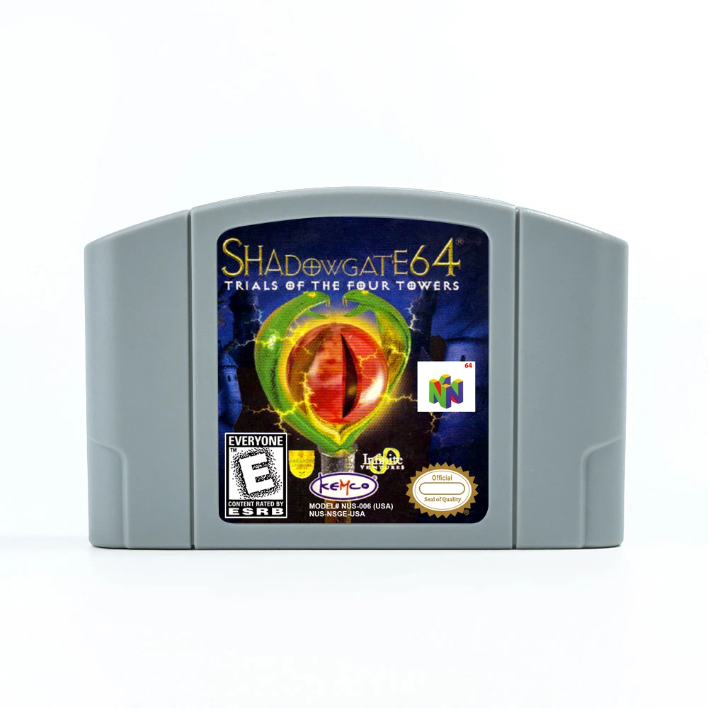 Shadowgate 64 - Trials of the Four Towers Game Cartridge for 64 Bit NTSC USA  Consoles N64 Game Card