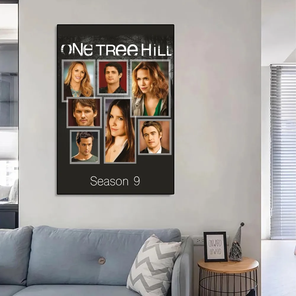 One Tree Hill Poster No Framed Poster Kraft Club Bar Paper Vintage Poster Wall Art Painting Bedroom Study Stickers