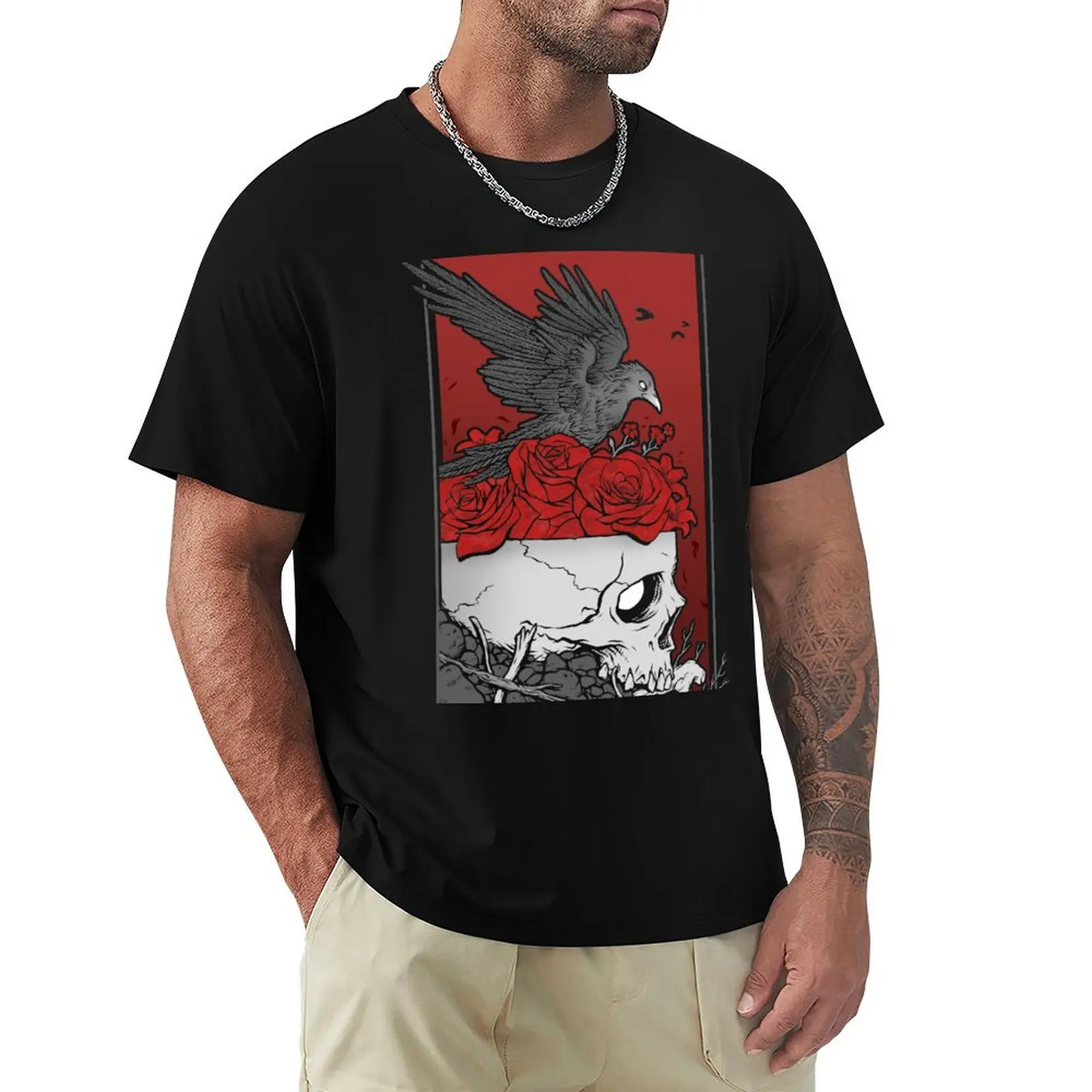Memento Mori T-Shirt UV Sun Protection Tee Shirt