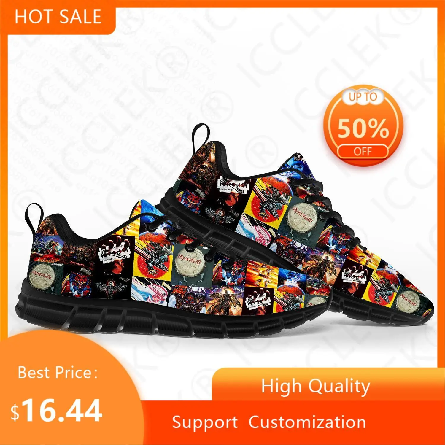 Judas Priest Heavy Metal Rock Band Sport Schuhe Herren Frauen Teenager Kinder Kinder Turnschuhe Custom Hohe Qualität Paar Schuhe