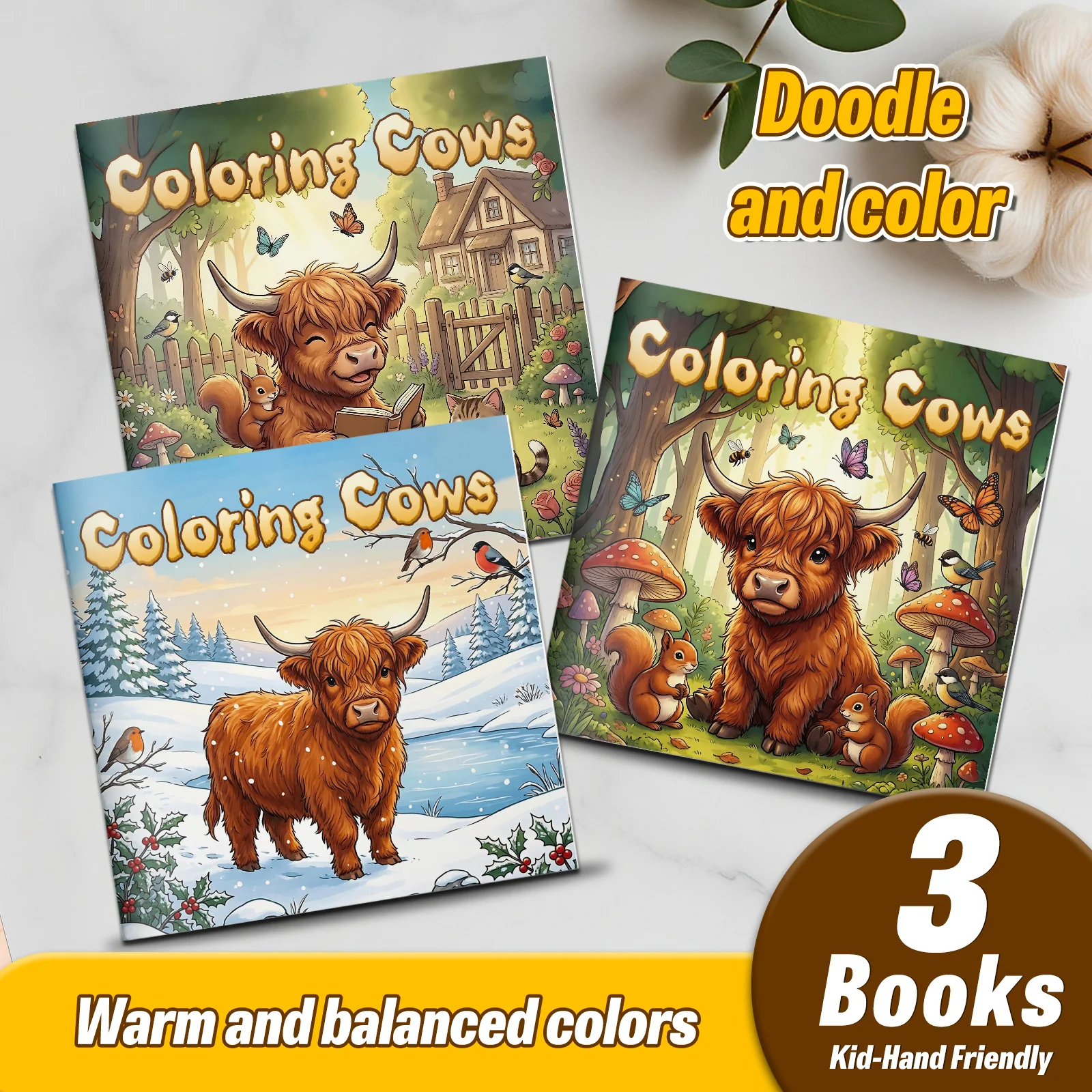 conjunto-de-3-livros-de-colorir-vacas-colecao-de-livros-de-colorir-de-vacas-highland-fofas-para-criancas-livros-de-atividades-de-desenho-e-colorir-com-temas-aconchegantes