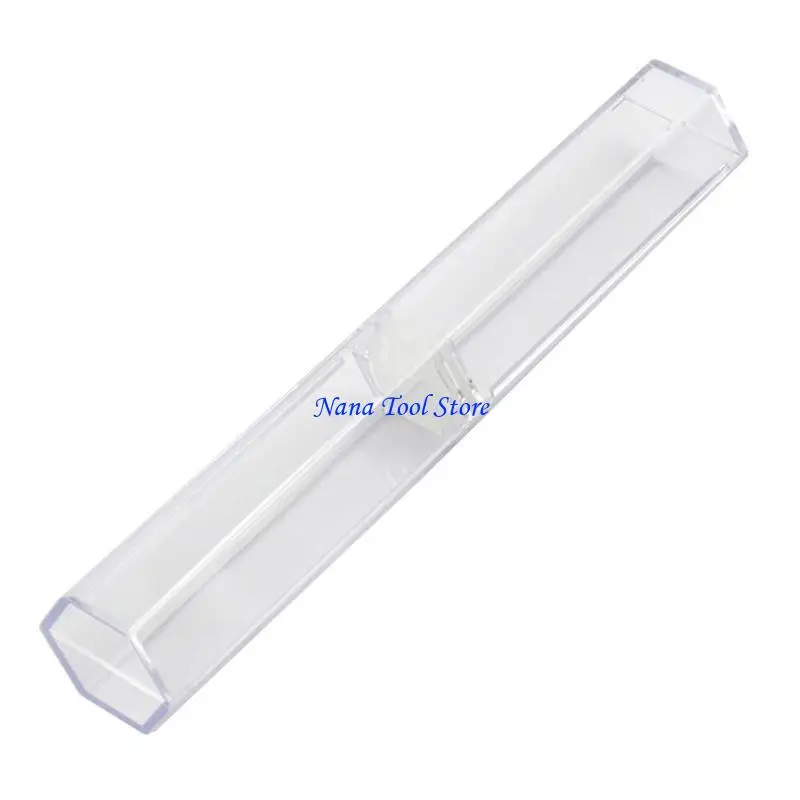 31GJ 5 Types Tweezer Cylinder/Square Clear Plastic Box Dustproof Storage