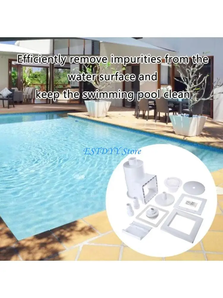 G6DE Pool Skimmer Kits for Enhanced Swimming Experience Easy to Install Skimmer Kits