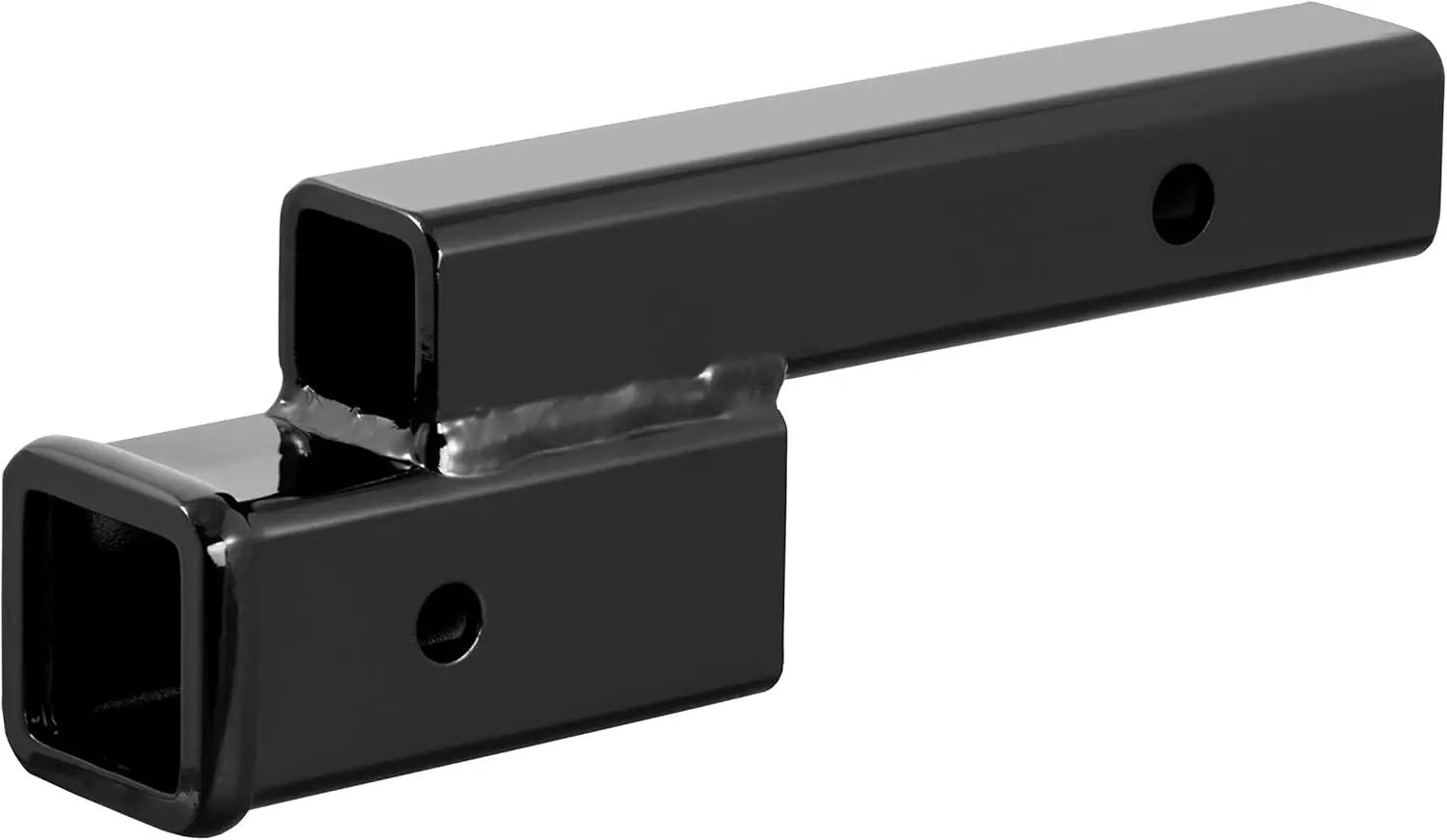 

2-Inch Trailer Hitch Adapter, 7,500 lbs Capacity, Gloss Black Powder Coat for Drop or Rise