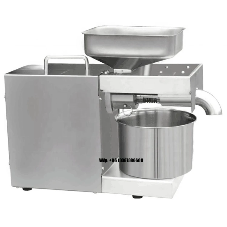 Máquina expulsora de extracción de prensa de aceite de oliva comercial completamente automática para producción de aceite comestible para fabricación de aceite de cacao