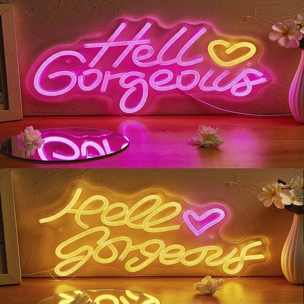 

Chi-buy светодиодный неоновый Hello великолепный неоновый свет с питанием от USB, ночник, 3D настенное искусство, декор для спальни, гостиной, лампы, знаки