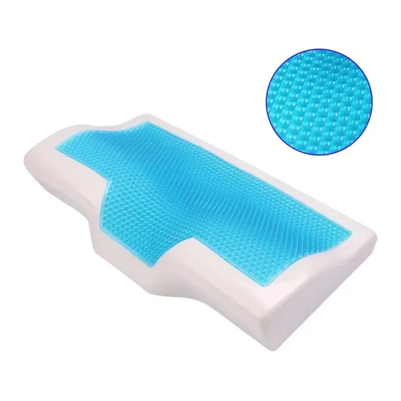 Orthopedic Memory Foam Pillow  Slow Rebound Soft Ice-cool Gel Pillow Comfort Relax The Cervical For Adult Pillows