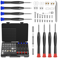 Eyeglass Repair Tool Kit with Screws Nose Pads Tweezers Cleaning Cloth and Precision Screwdriver for Eyeglasses Sunglasses