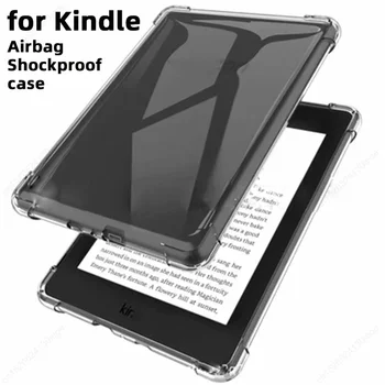 For New Kindle 11th Generation Case Paperwhite 5 4 3 2 1 Scribe 2022 HD 10 8 Fire 7 Oasis Clear TPU Air-bag Tablet Cover Funda