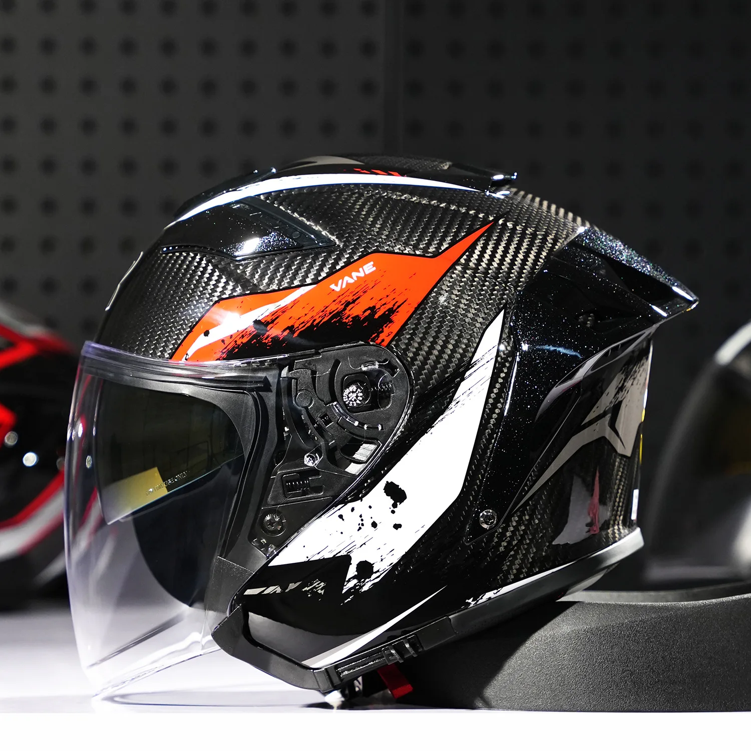 Casco da moto aperto 3/4 in fi - Carbon Fiber Lightweight Motorcycle Helmet recensione e prezzo