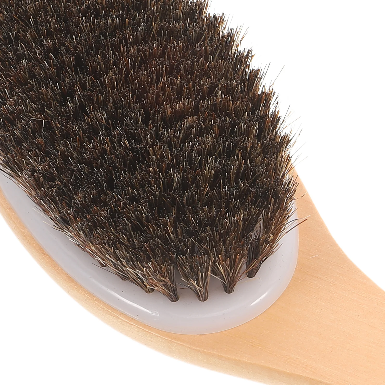 فرشاة العناية بالجسم على شكل حصان، شعيرات ناعمة، تنظيف فعال، مقبض مريح، أداة تهذيب الماشية خفيفة الوزن