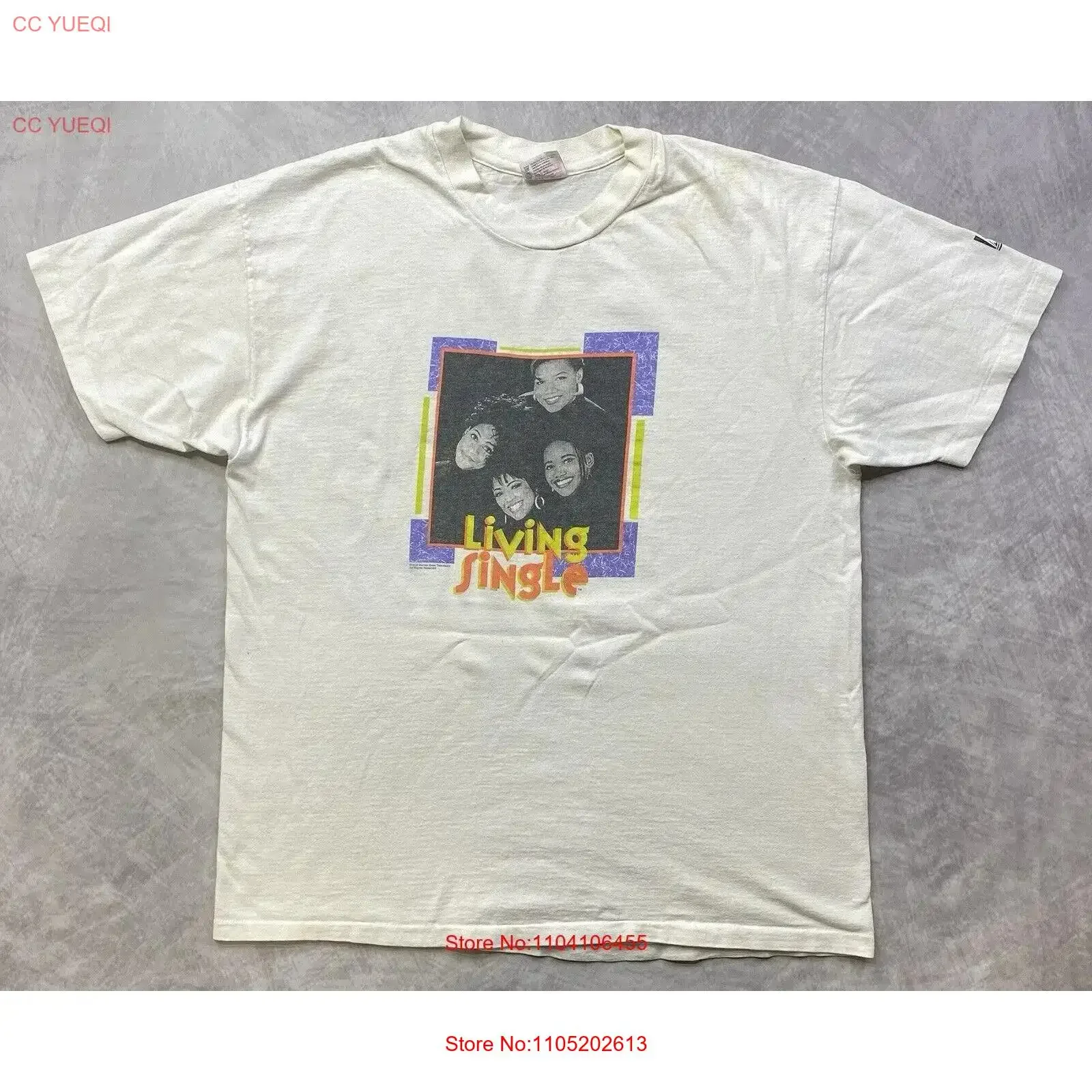 تي شيرت كلاسيكي 1993 للمعيشة ثعلب واحد تلفزيوني سيتكوم مقاس XL ملكة نادرة لطيفة عتيقة مغسولة ومتعددة الاستخدامات ناعمة ممتدة للجنسين