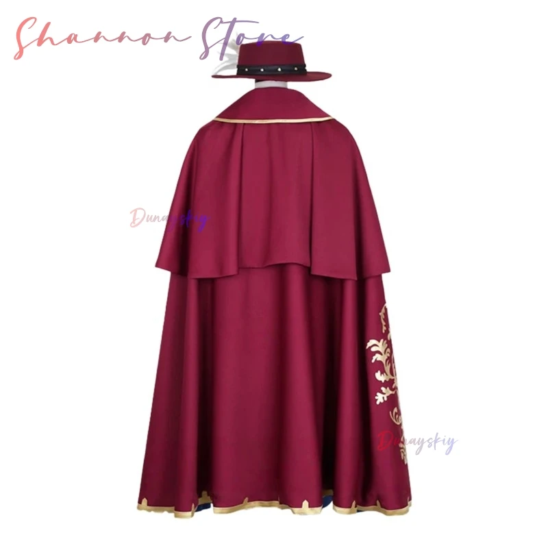 Jack The Ripper From Records Of Ragnarock Jack The Ripper Cosplay תחפושות Halloween תחפושותs Cloak Custom Size Hat Blue Party view 2