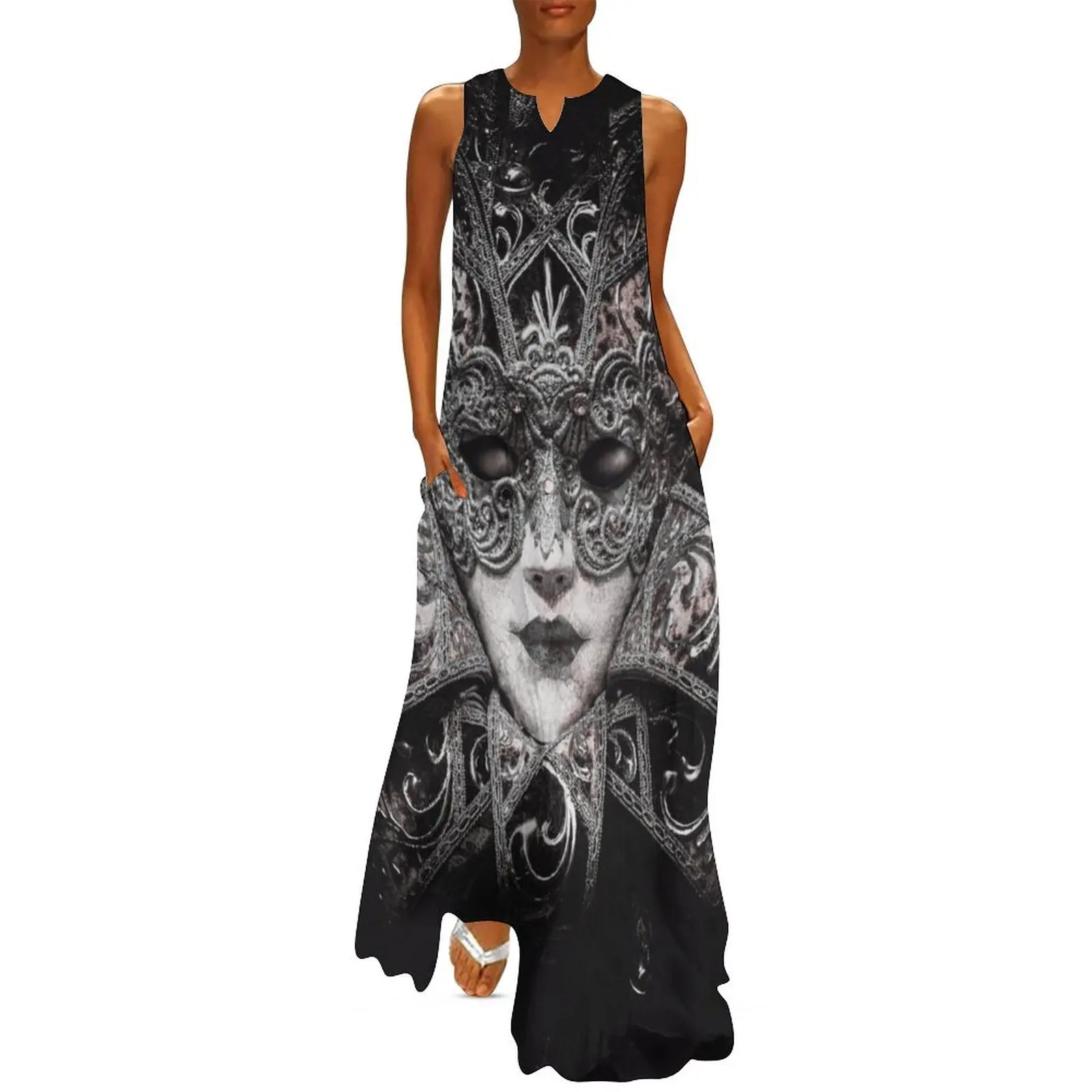 Mardi Gras Festival Carnival Long Dress Long dresses clothes for women Woman fashion Dresses gala