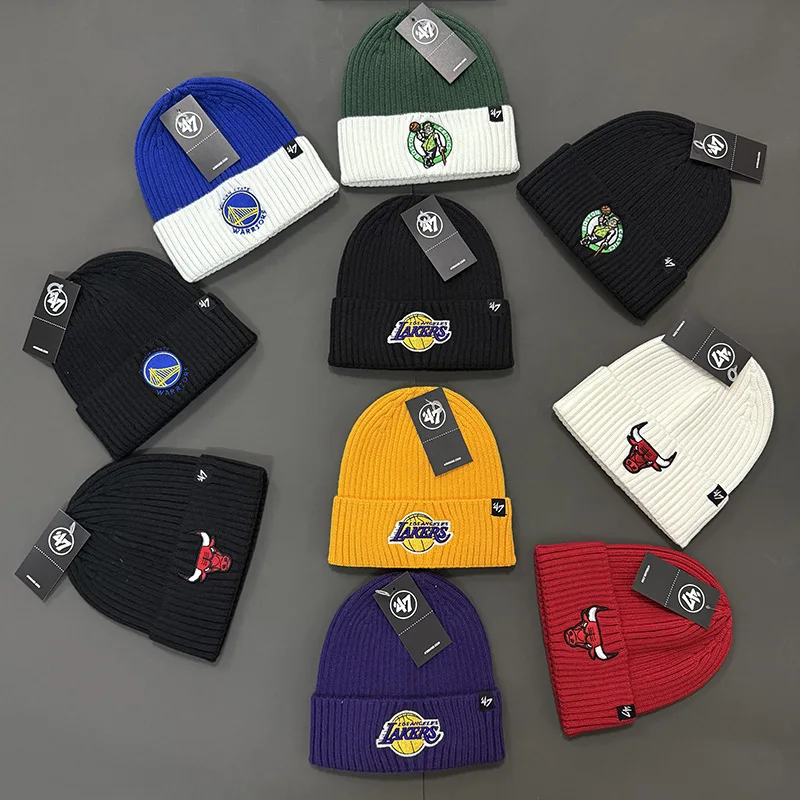 

Шерстяная вязаная шапка с вышивкой 47brand для осени/зимы – стильная и теплая зимняя шапка для мужчин и женщин