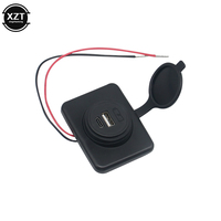 12-24V 4.2A Type C + USB Charger Power Socket Adapter Charging Panel Mount for Motorbike Car Boat ATV UTV Camper Caravans