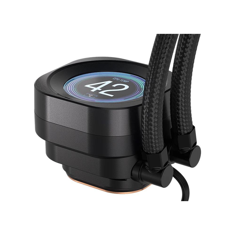 Corsair Nautilus 240 Rs Lcd (أسود) وحدة المعالجة المركزية برودة مروحة تبريد سائل تبريد A/S ضمان 5 سنوات