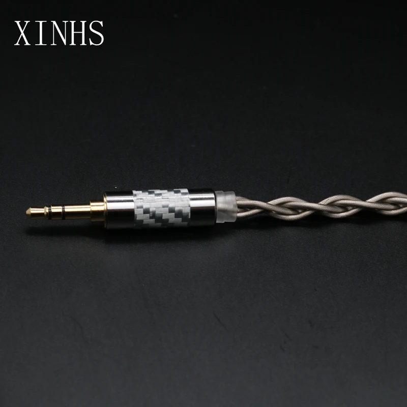 Imagem -03 - Xinhs-fio Hifi Occ Banhado a Prata 7n 2pin Mmcx 078 mm Adequado para Hidizs Mp145