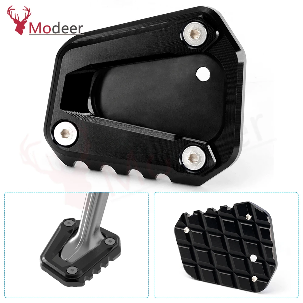 

For BMW S1000RR S 1000RR S1000 RR Motorcycle 2009 2010 -2018 CNC Foot Kickstand Side Stand Enlarge Extension Plate Pad
