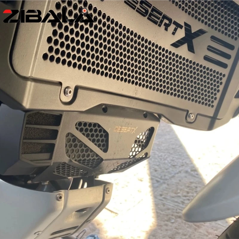 For Ducati DesertX Desert X Engine Guard Protector Radiator Grill Guard Exhaust Shield Chassis Shroud Cover 2022 2023 Desert-X