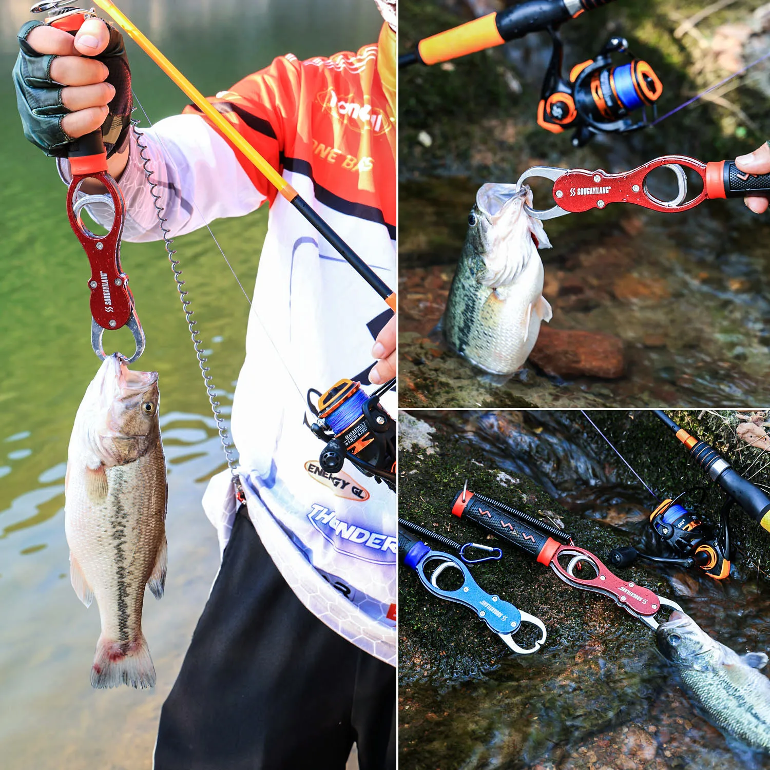 Sougayilang Controlador de peces acero inoxidable con báscula integrada - imagen 5