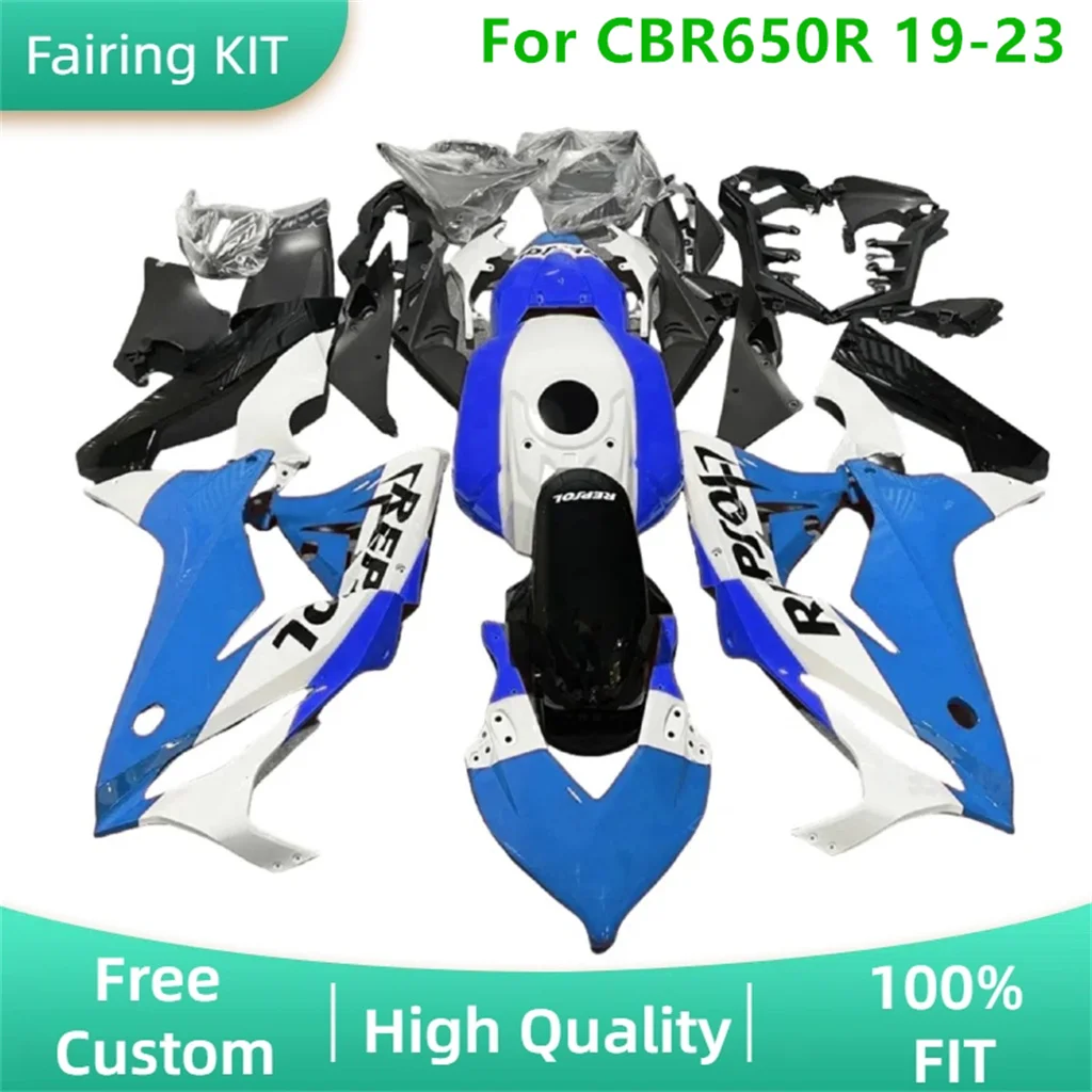 

Подходит для HONDA CBR650R 19 20 21-23 CBR 650R 2019 2020 2021 2022 2023 Комплект обтекателя из АБС-пластика для восстановления деталей кузова для уличного спорта