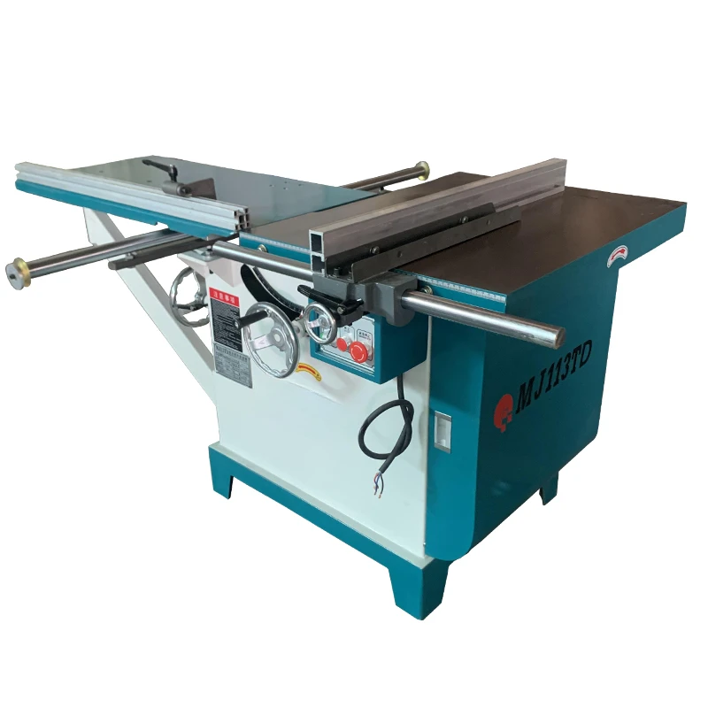 Woodworking Machinery Pushing Table Swing Angle Circular Disc Saw MJ113TD Circular Saw Machine 45 Degree Tilt Saw