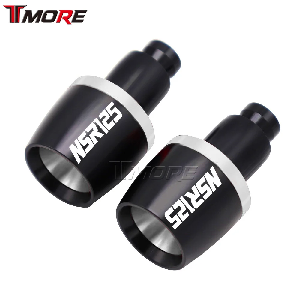 For Honda NSR125 NSR 125 1988-2001 Motorcycle Universal CNC Aluminum Handlebar Grips Bar Ends Cap Counterweight Plug Slide