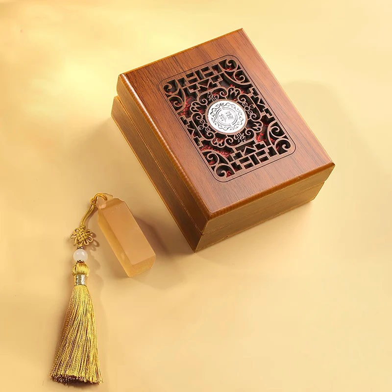 Custom Stone Stamp for Teacher and Friends, Orange Color, Name Seal, Chinese Character Carving, Gift image 5
