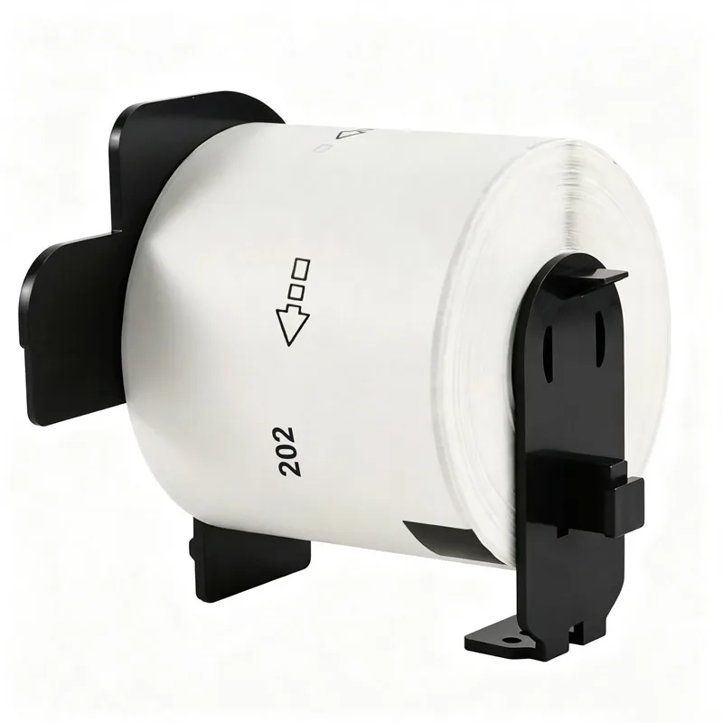 2~6Rolls DK11202 DK-11202 Label Paper 62mm*100mm*300pcs Die Cut Labels Compatible for Brother QL-1050 QL-800 550 Thermal Printer