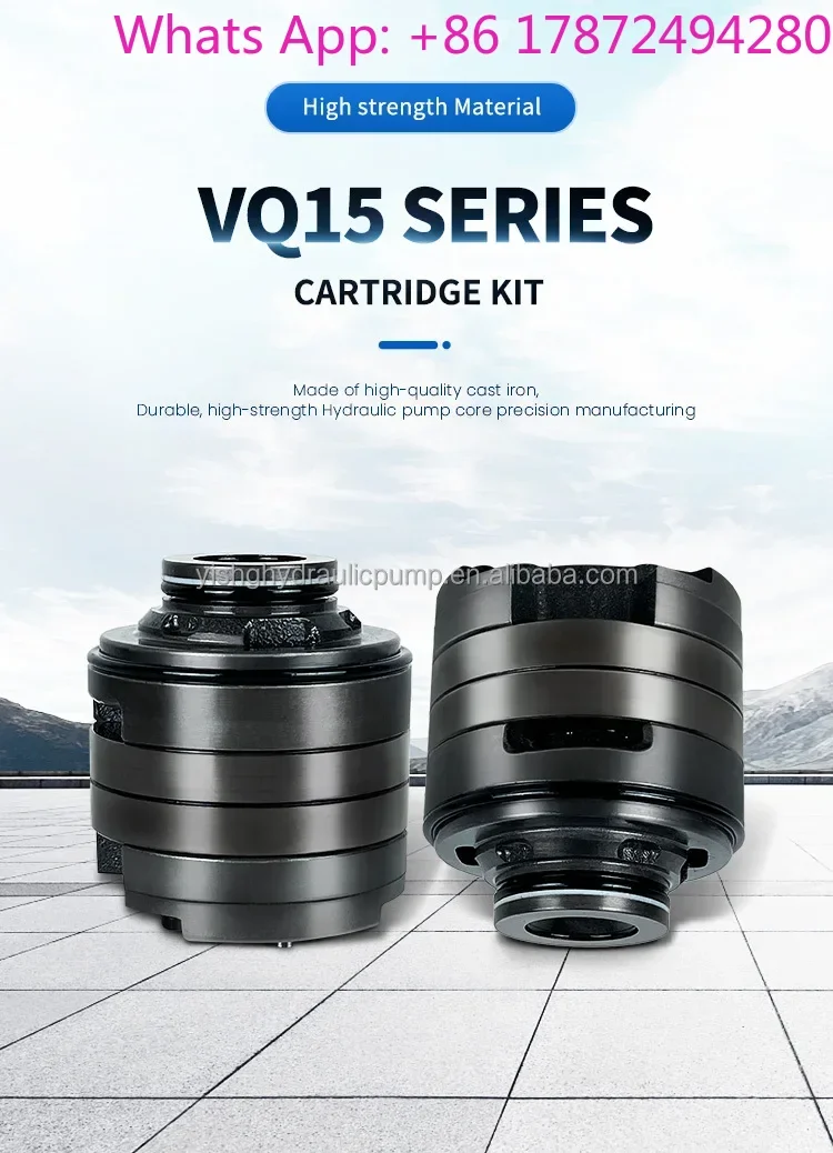 Hydraulic Pump Repair Kit VQ15-6/8/10/12/14/17/19/20/23/26/31 Vane Pump Cartridge for KCL Oil Pump Replacement