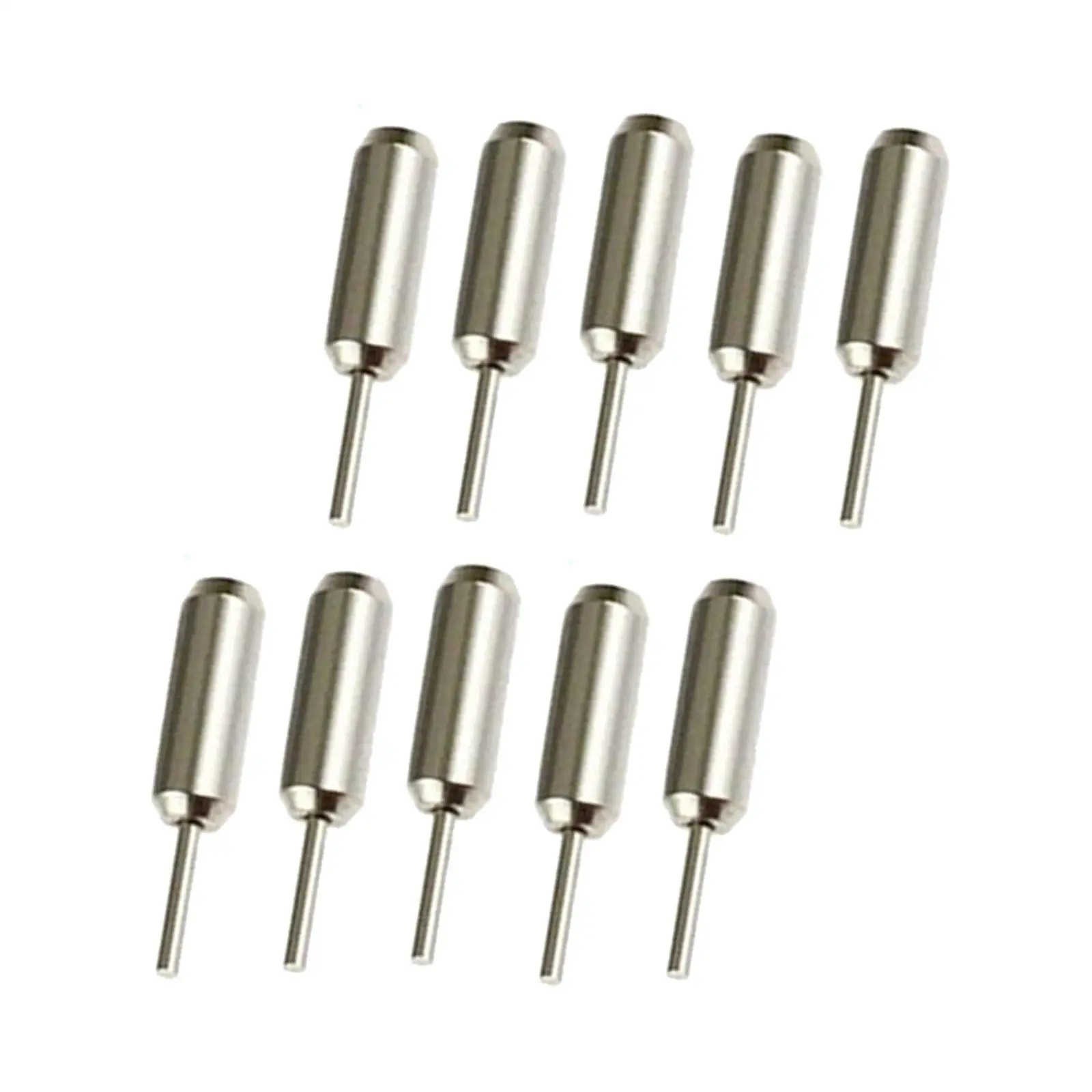 10x Watch Link Remover Pins Metal Watch Adjuster 20mm Long Watch Disassembly Watch Band Removal Pins Spare Pins Accessories