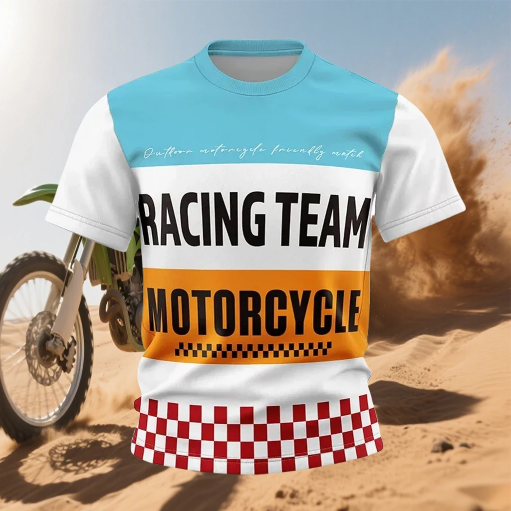 

Новая летняя одежда для велоспорта, мотоциклетная быстросохнущая скоростная падение, любители экстремальных видов спорта, мужские короткие рукава, индивидуальный тренд